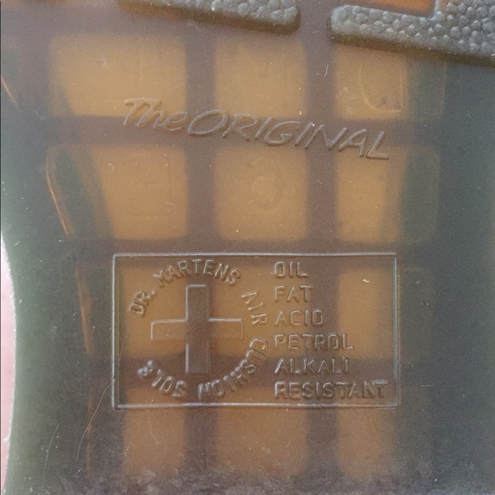 Bottom of Doc Marten for @avengingangelxx